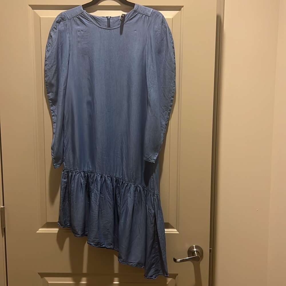 Zara TRF collection denim dress